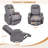 Massage Chair with Swivel and Rocking Function-1136157588