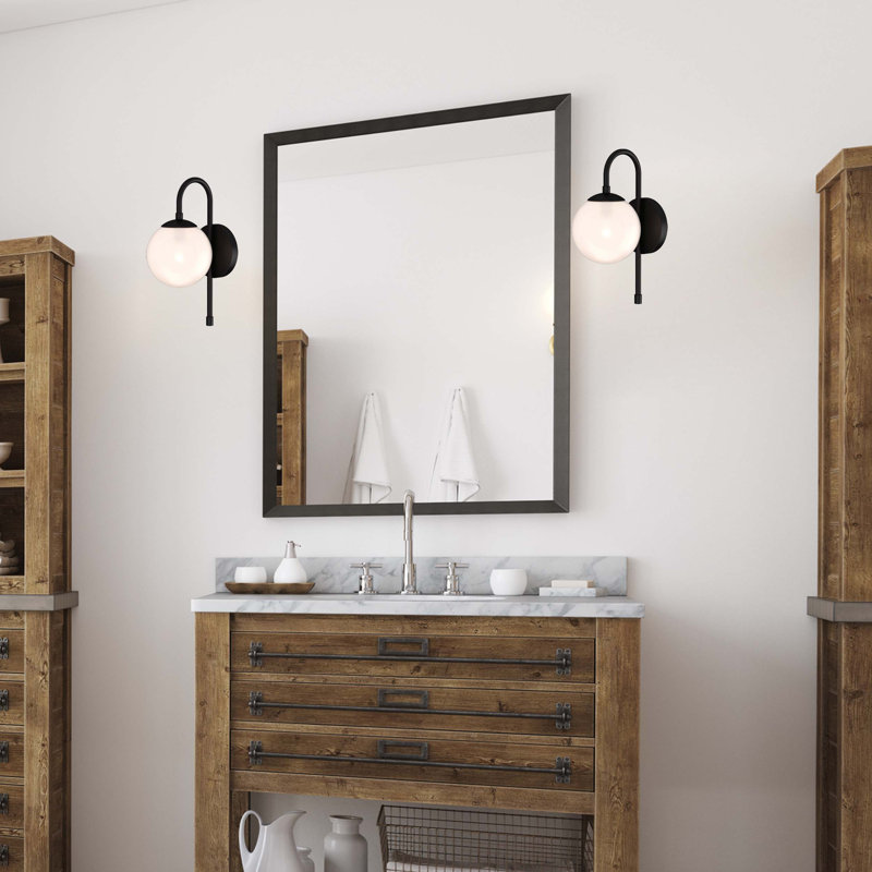  Applique murale de meuble-lavabo d'intérieur en bronze 1 lumière Lawrence