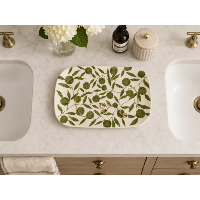 Assiette verte sauge Olivia, Sage Green