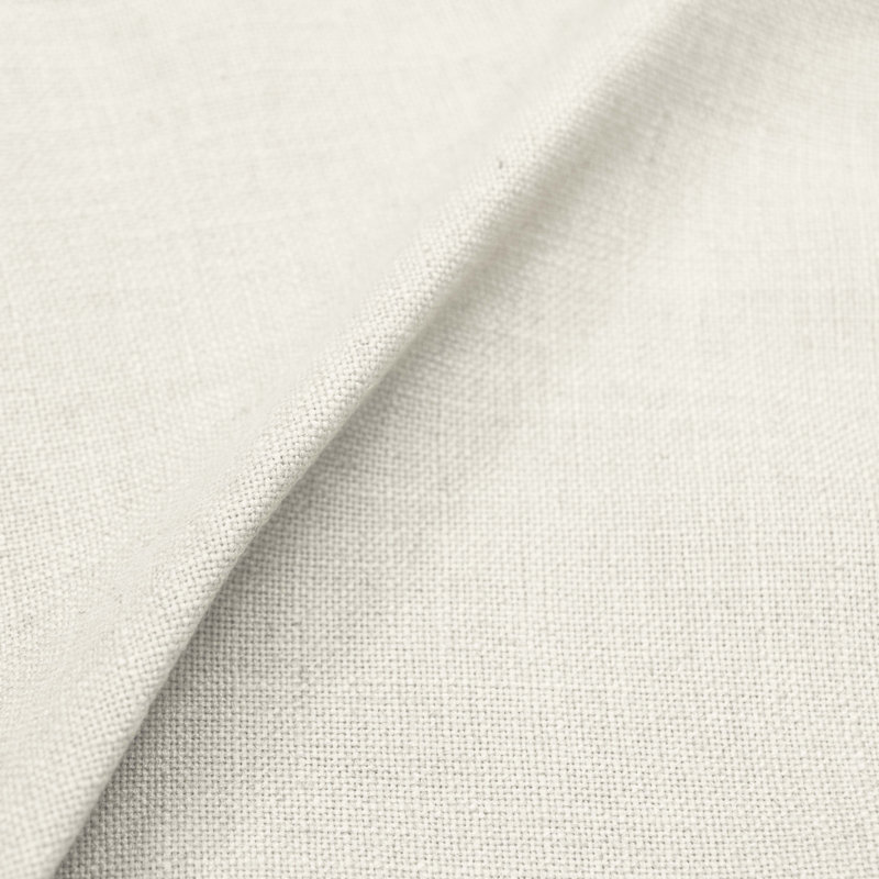 Wavy Back Dining Chair, Zuma White Textured Linen