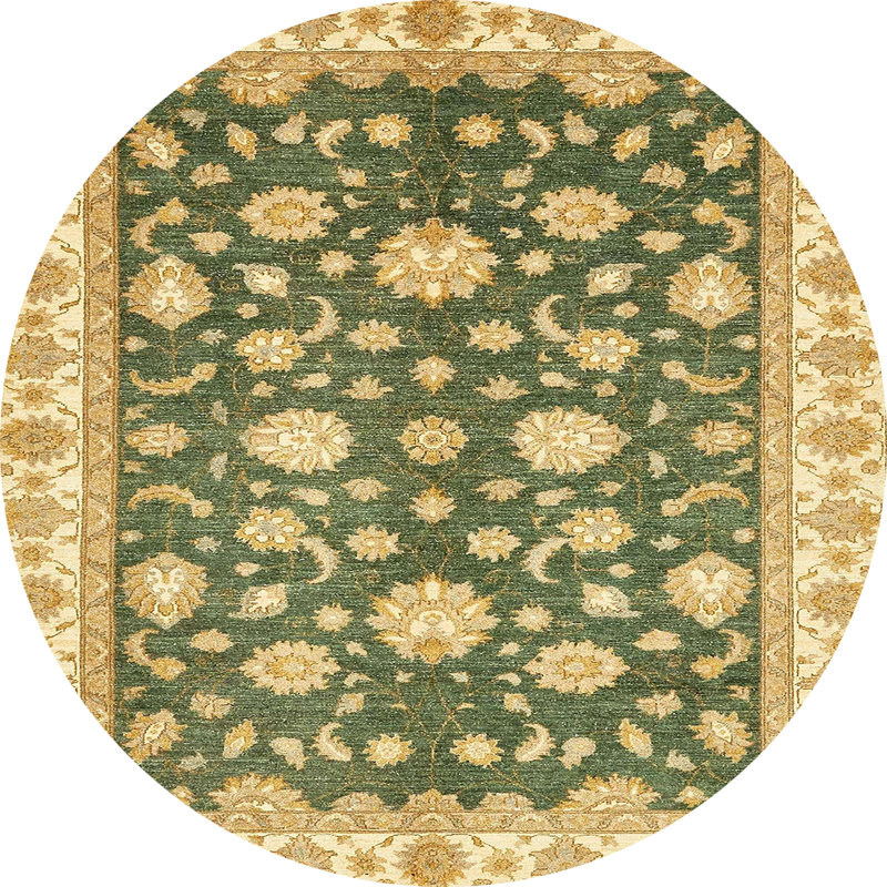 Tapis abstrait moderne 448, Rond 6 pi