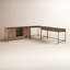 Trey Solid Wood Writing Desk-962019842