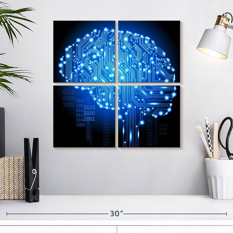 Keiri Cyborg Brain, H 18 po x l 18 po