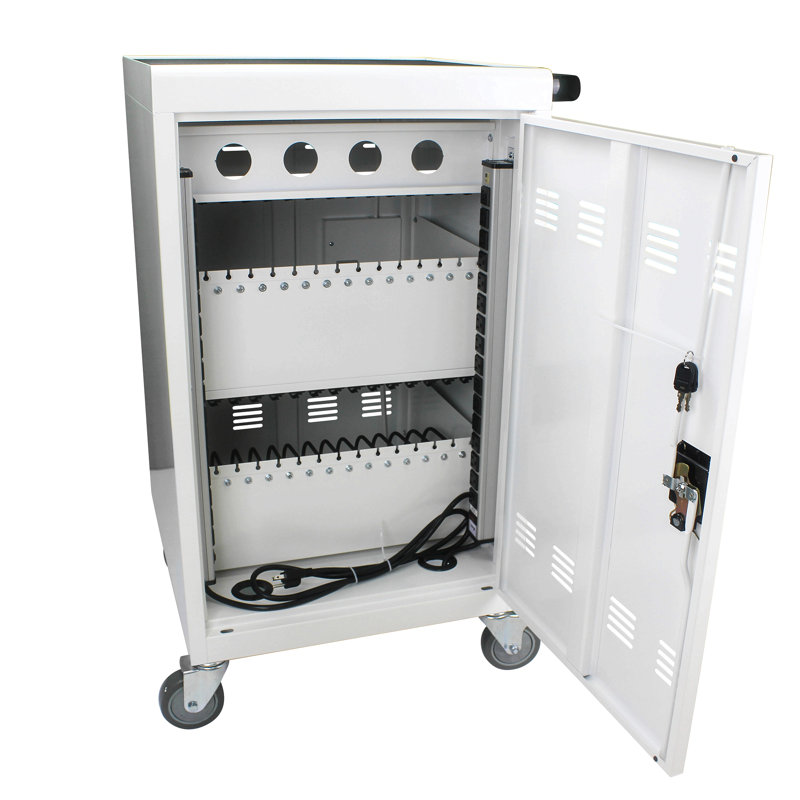 Chariot de chargement mobile et armoire pour tablettes
