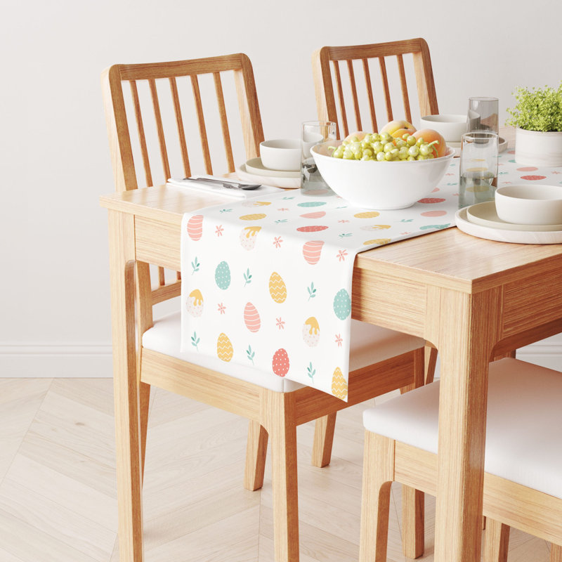 Forestal Rectangular Cotton Twill Table Runner, 90" L x  16" W