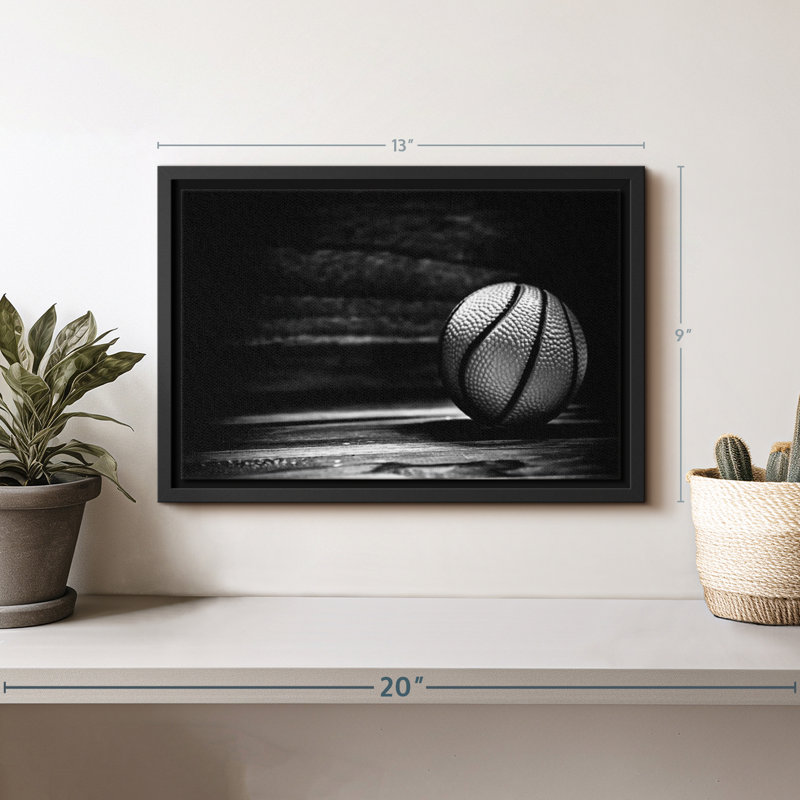 Impression sur toile Basketball, H 13 po x l 9 po