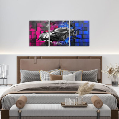 3 Piece Wrapped Canvas Wall Art
