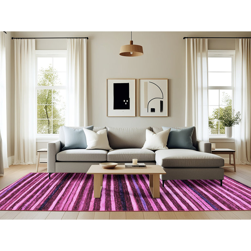 Tapis mauve Possing, Rectangle 6 pi x 9 pi
