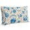 Blue Vine with Knife Edge Accent Pillow