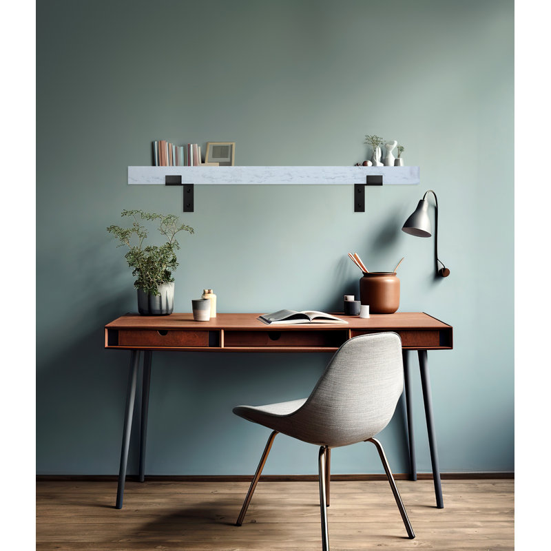 Emerald Lee Poplar, 2" H x 44" W x 8" D, Gray