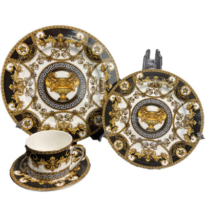 SantaMarina Piece Bone China Dinnerware Set - Service for 4