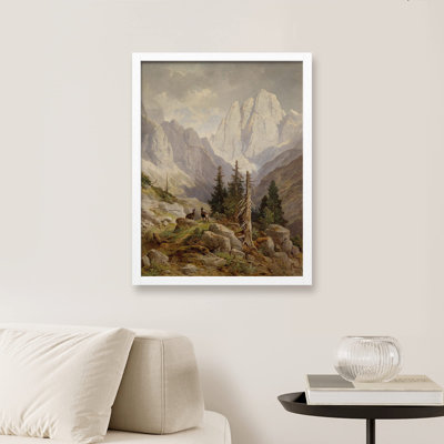 «Winter Autumn Mountain Pine Tree» sur