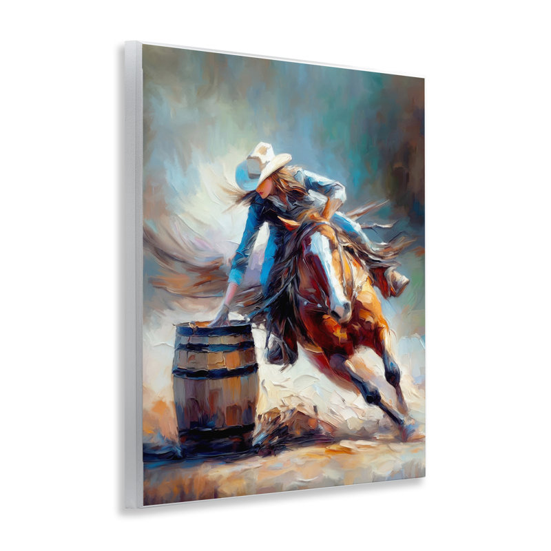 «Barrel Racer Cowgirl» par Ramona Murdock