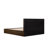 Milano Walnut Queen Boucle Headboard Bed-1753600402-1753600403
