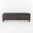 Boucle Upholstered Bench with Rubber Wood Legs,-1169727829