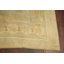 Tapis vert en laine noué à la main de conception unique 12 pi 4 po x 18 pi 9 po Nechelle