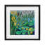 «Blooming Water Lilies Pond», reproduction encadrée sous verre, design par Violeta Vollmer-1038666923-1038666922