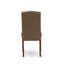5 Piece Dinette Set for 4 Includes a Square Dining Room Table and 4 Dark Coffee Linen Fabric Parson Dining Chairs, Mahogany-2015340267-2015340264-2082833778