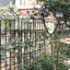 Ensemble de 4 treillis de jardin en métal 71 po x 19,7 po, cadre de plantes d'extérieur antirouille, noir, facile à assembler, treillis en tube galvanisé 4, antirouille, solide