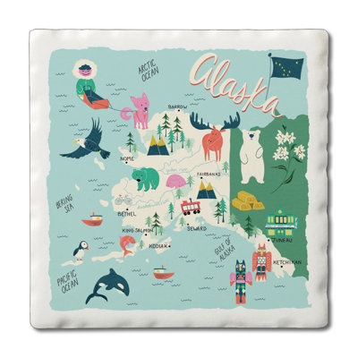 Paquet de 4 sous-verres East Urban Home