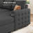 Hildur U-Shaped Sectional Sofa Bed Pull Out Sleeper Couch With Storage Chaise-708616941