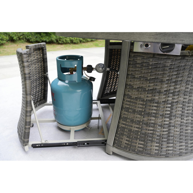 Ensemble de conversation en aluminium avec coussins Areefa