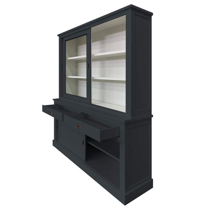 Antione Display Cabinet, Anthracite Grey 