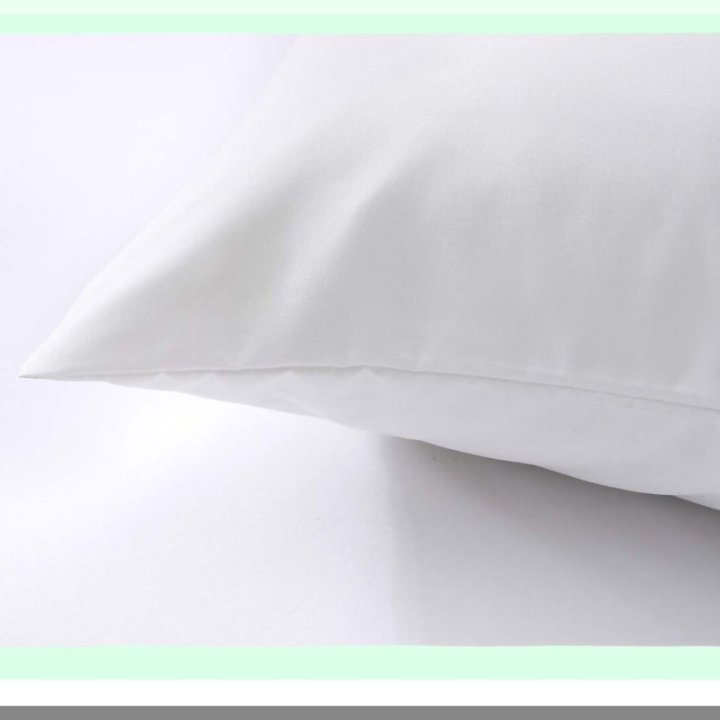 Luxury Soft White Pillowcase Set - 2 Pack Queen Size Microfiber Pillow Cases with 2000 Thread Count - Breathable & Hypoallergenic Bedding Essentials