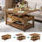 Bojko Multi-Function Lift Top Coffee Table with Hidden Compartment and Storage Shelf-1323090554-1323090555