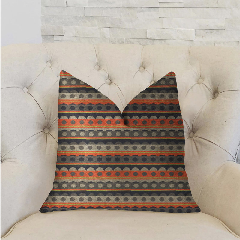 Coussin de luxe Story Circle, 22 po x 22 po, Coussin de sol