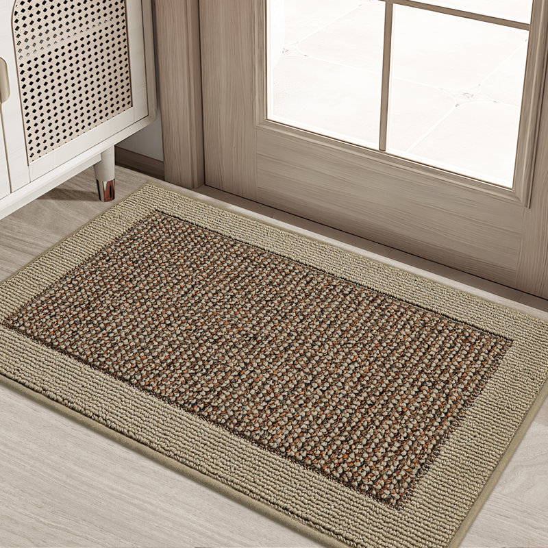 Non-Slip No Pattern Doormat, Taupe, 50.8cm W x 81.3cm L