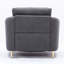 Fauteuil d'appoint à dossier lâche