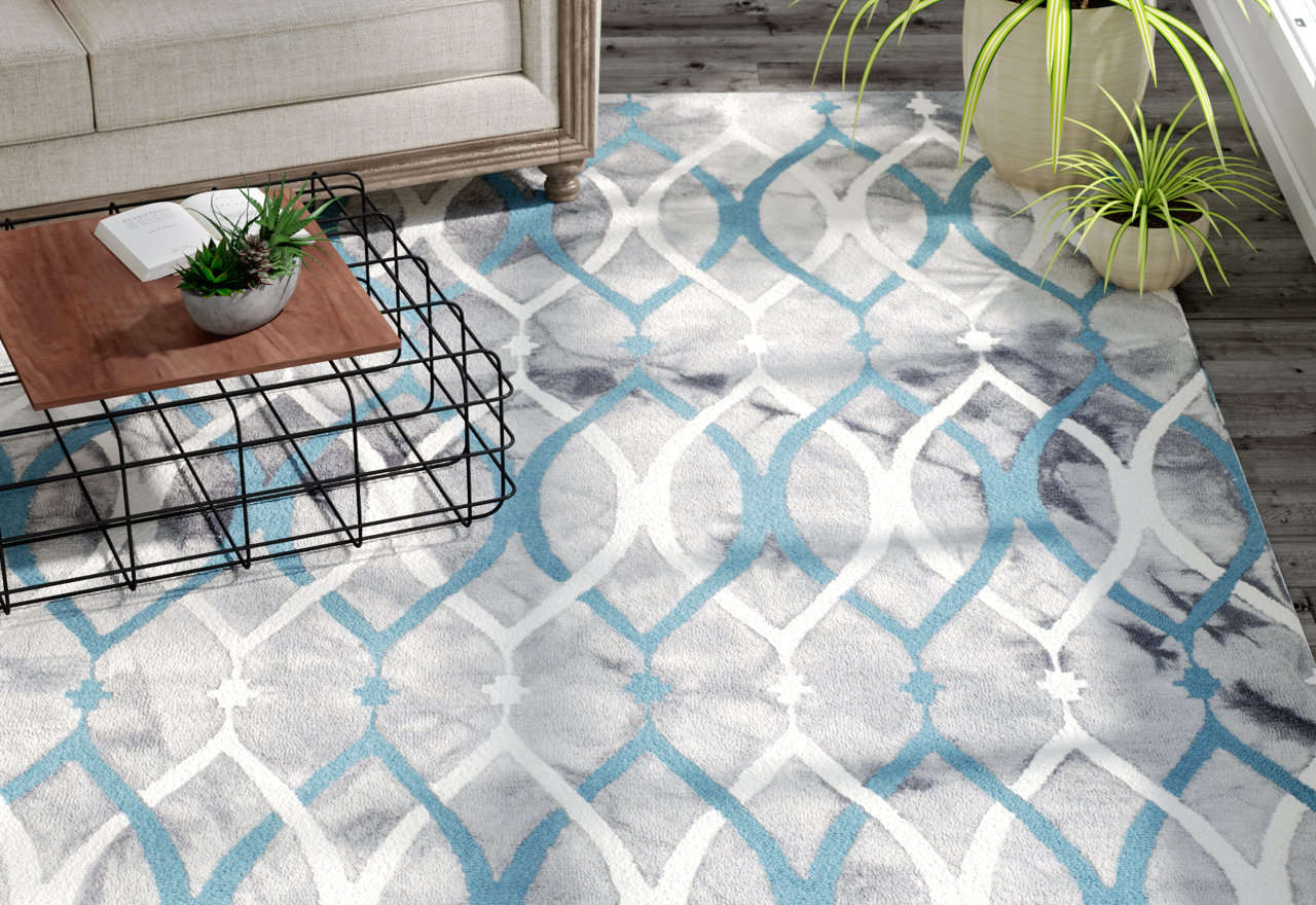 Blue & Gray Area Rugs 2024 Wayfair