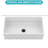 33" White Porcelain Apron - Front Reversible Sink, 33 X 18 10 Inches, Drain And Accessories Inch Single Bowl Kitchen Ceramic, Dish Grid