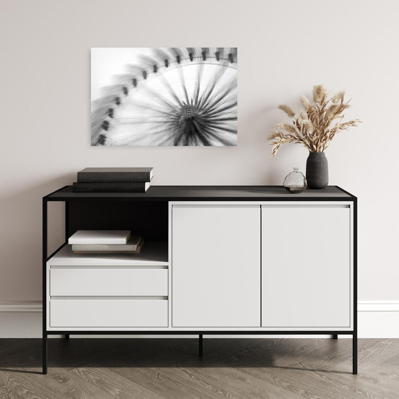 " Spinning Ferris Wheel Motion Abstract Contemporary Architecture Wall Art Print " by Roswitha Schleicher-Schwarz