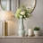 Decorative Modern Vase for Home Decor - Tall Vase with Sculptural Silhouette and Glazed Finish - Accent Table Vase for Shelf or Console Display - Elegant Flower Vase for Any Room - Green-1901903843