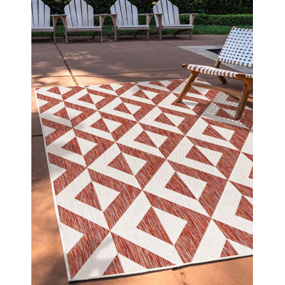 Tapis d'extérieur couleur vin