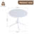 Round Plastic dining Table with sturdy legs
