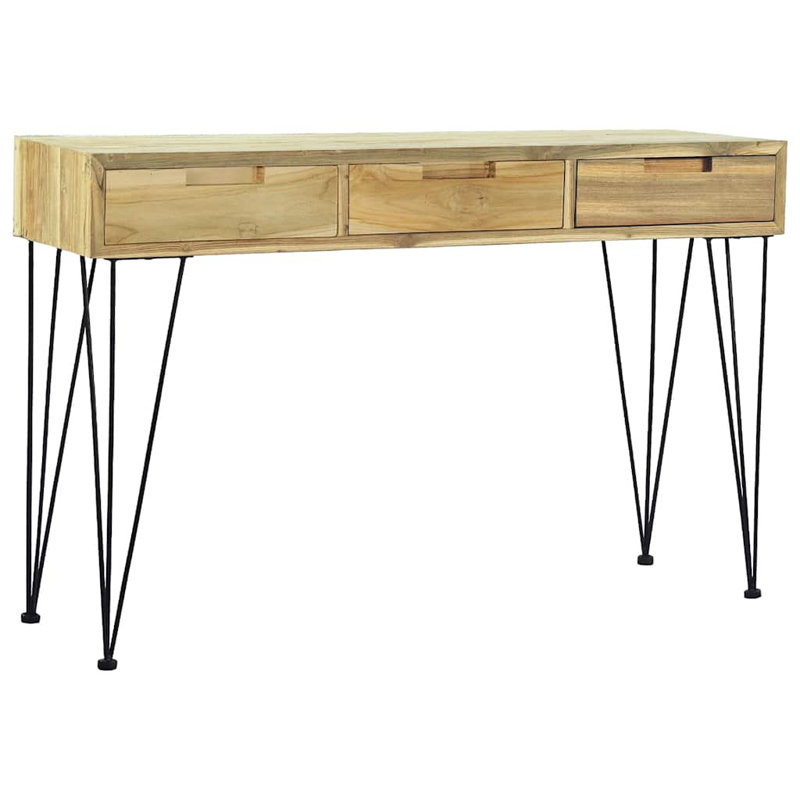 Gladys 120cm Solid Wood Top Console Table
