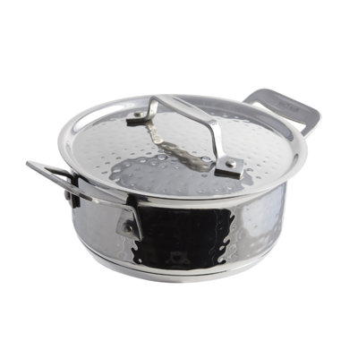 Bon Chef Cucina 1.25 qt. Non-Stick Stainless Steel Stainless Steel Stock Pot
