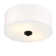 Dondie Flush Mount Ceiling Light Fixture with Fabric Shade