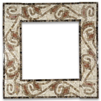 4 in. x 12 in. Marble Tile