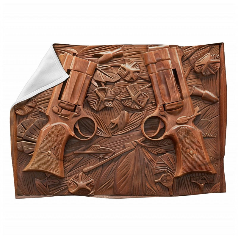 Machine Printed Throw Blanket, 60" x 80"