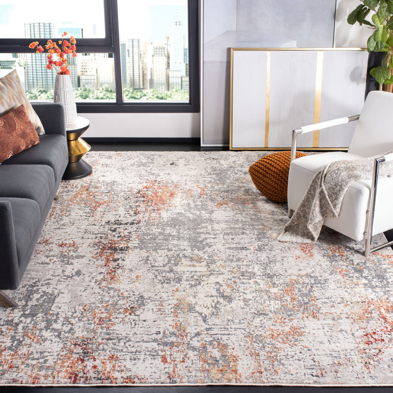 Rocio Performance Abstract Rug, Runner 2' x 8'