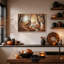 Art mural blanc sur toile Halloween-1178195243