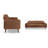 87.4" W Corduroy Upholstered Standard Sofa with Round Arms-1733163657