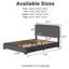 Lit plateforme tapissier Bensu Boucle-2123586218-2123586217