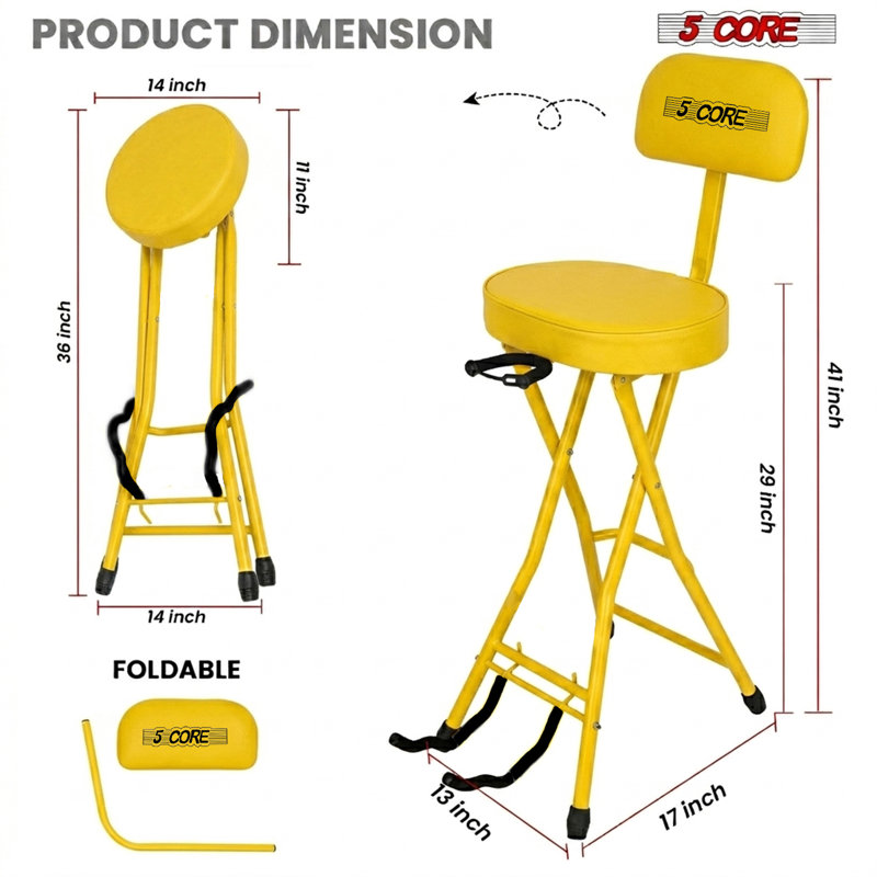 Tabouret 5Core, Yellow