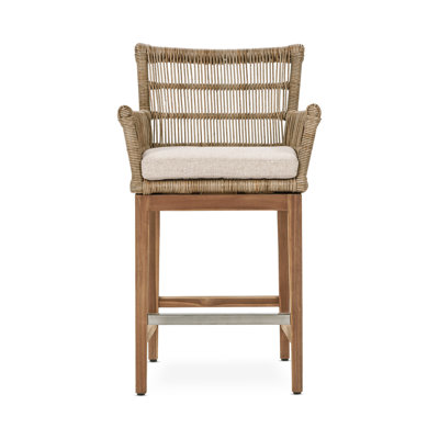 Tabouret de comptoir avec coussin 26,5 po Valerie