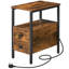 Annamae Narrow Charging Station Side Table-686345706